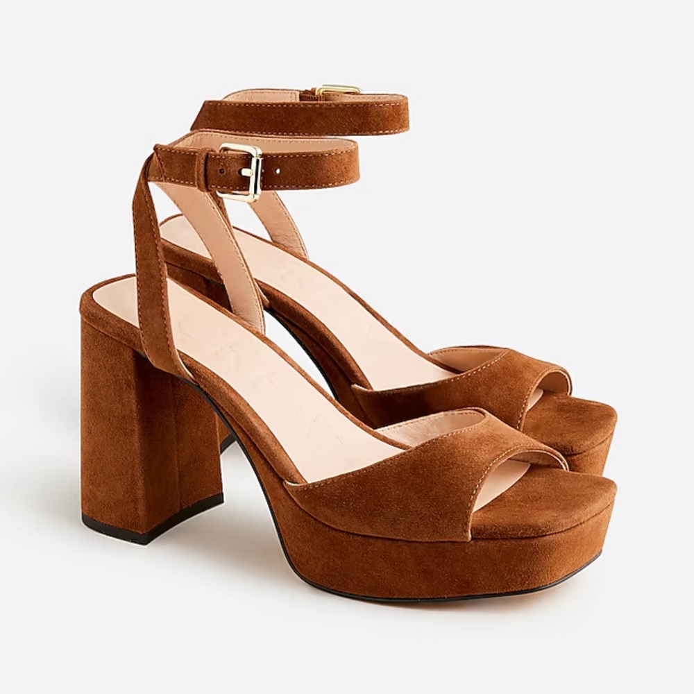 J Crew NWT platform sandals